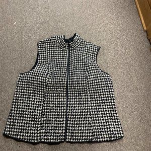 Black and White Vest